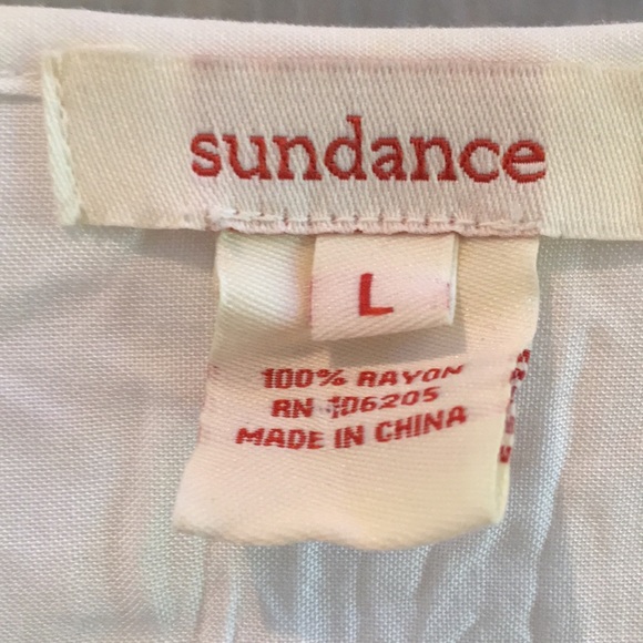 EUC Sundance crinkly off-white shirt - Picture 3 of 3